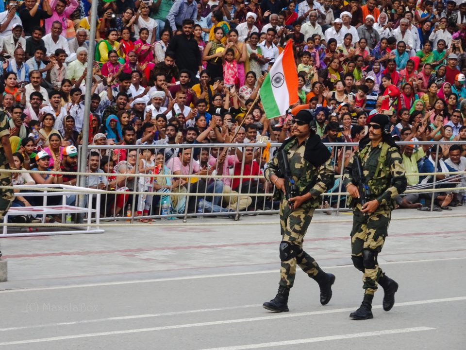 Wagah Border | beating retreat ceremony